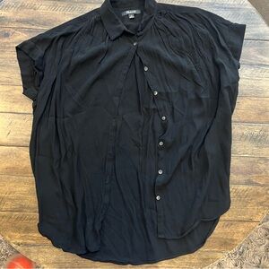 Madewell Black Relaxed Blouse